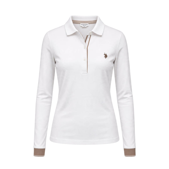 U.S. Polo Assn Női Hoszú Ujjú Pólóing | Fehér