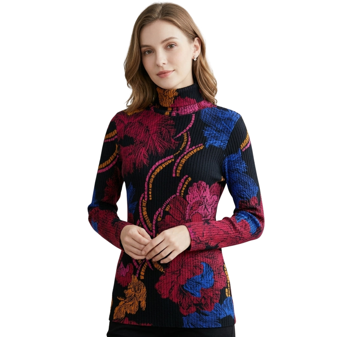 Desigual Női Agatha Pulóver I Fekete mintás