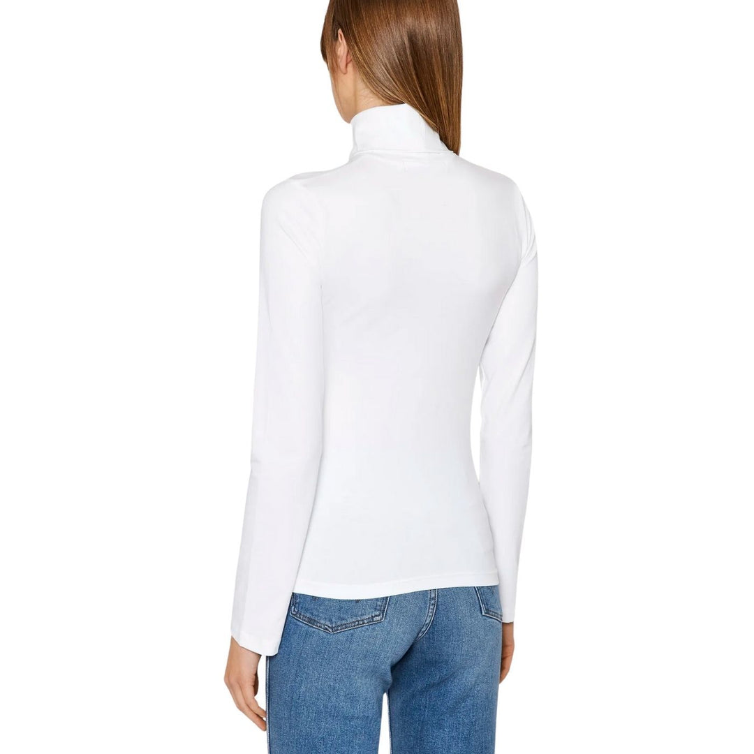 Calvin Klein Garbós Nyakú Felső | Fehér Feliratos
