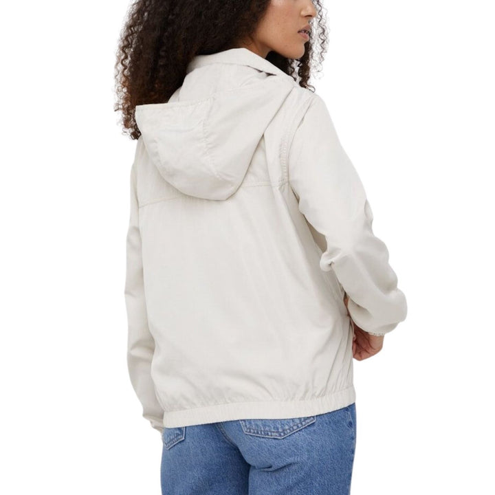 Calvin Klein Széldzseki | Drapp Piros Feliratos