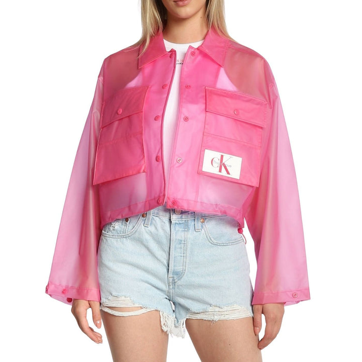 Calvin Klein Oversize Esőkabát | Pink