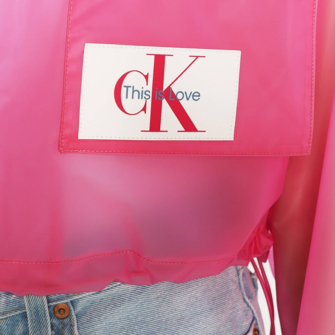 Calvin Klein Oversize Esőkabát | Pink