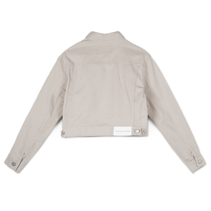 Calvin Klein Crop Farmerdzseki | Bézs