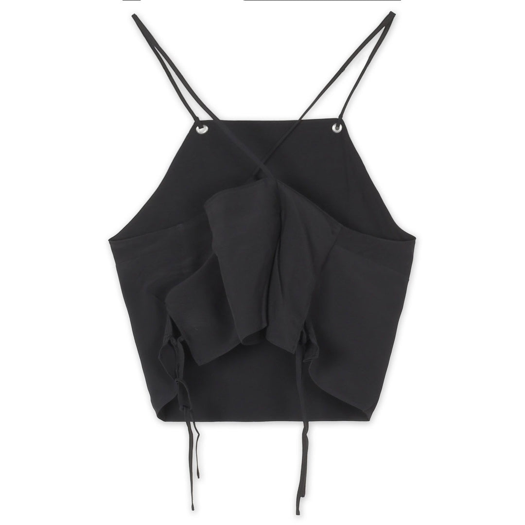 Calvin Klein Keresztpántos Top | Fekete Feliratos
