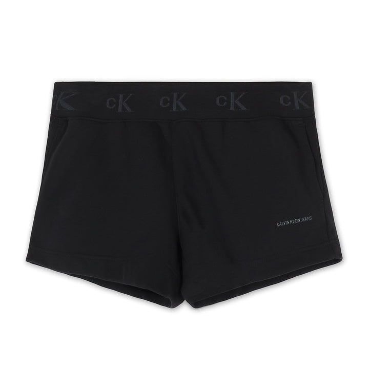 Calvin Klein Feliratos Derekú Rövidnadrág | Fekete
