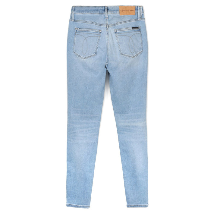 Calvin Klein Super Skinny Farmernadrág | Világoskék Szzaggatott