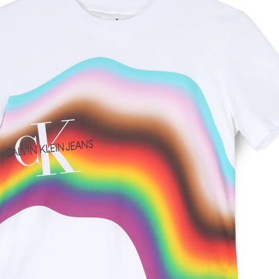 Calvin Klein Rövid Ujjú Póló | Szivárványos