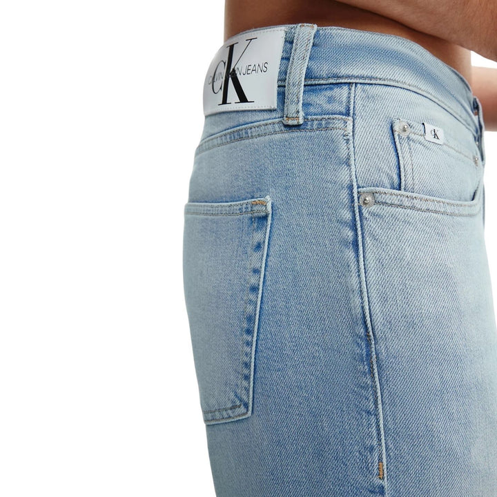 Calvin Klein 90s Straight Farmernadrág | Koptatott Világoskék