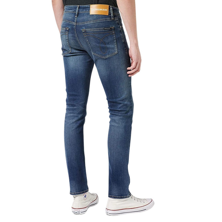 Calvin Klein CKJ026 Farmernadrág | Koptatott Sötétkék