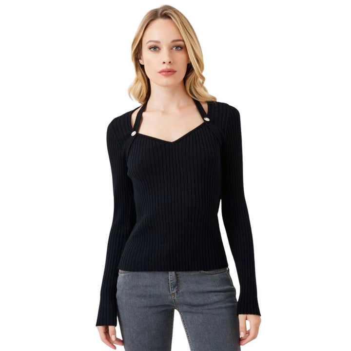 Rinascimento Kötött Pulóver | Fekete