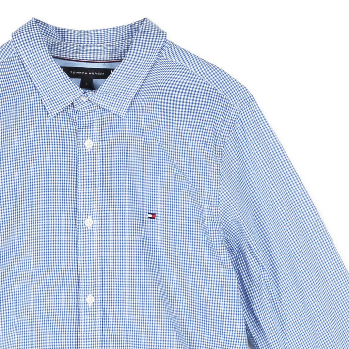 Tommy Hilfiger Hosszú Ujjú Ing | Kék Apró Kockás
