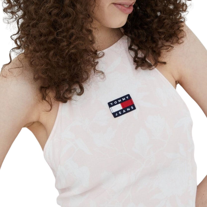 Tommy Hilfiger Spagettipántos Ruha | Halvány Rózsaszín Virágos