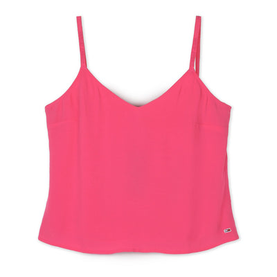 Tommy Hilfiger Ujjatlan Top | Magenta