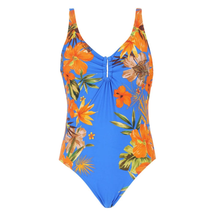Desigual Tulum egyrészes Fürdőruha | Kék Színes