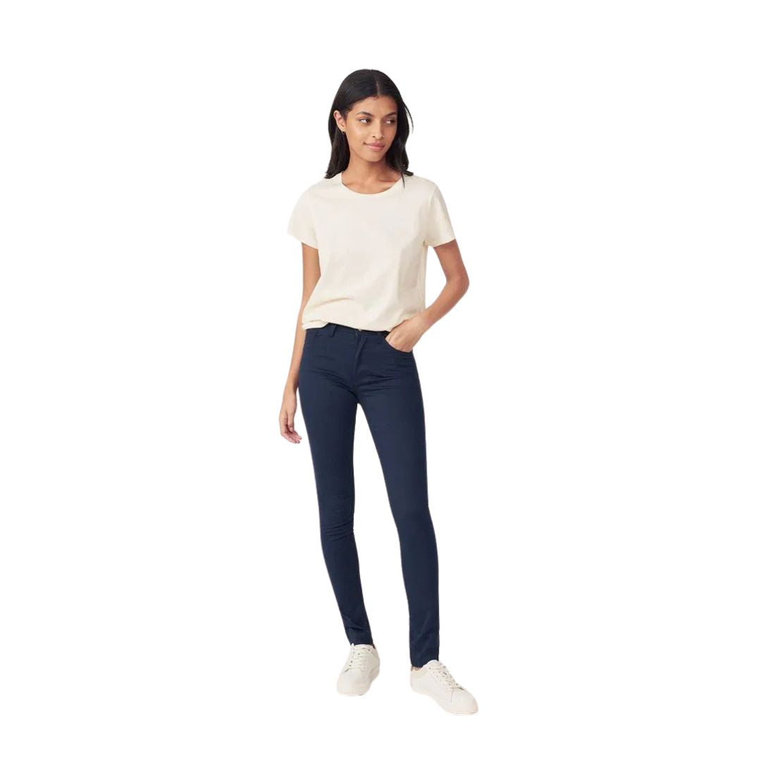 Gant Skinny Satin Nadrág | Sötétkék