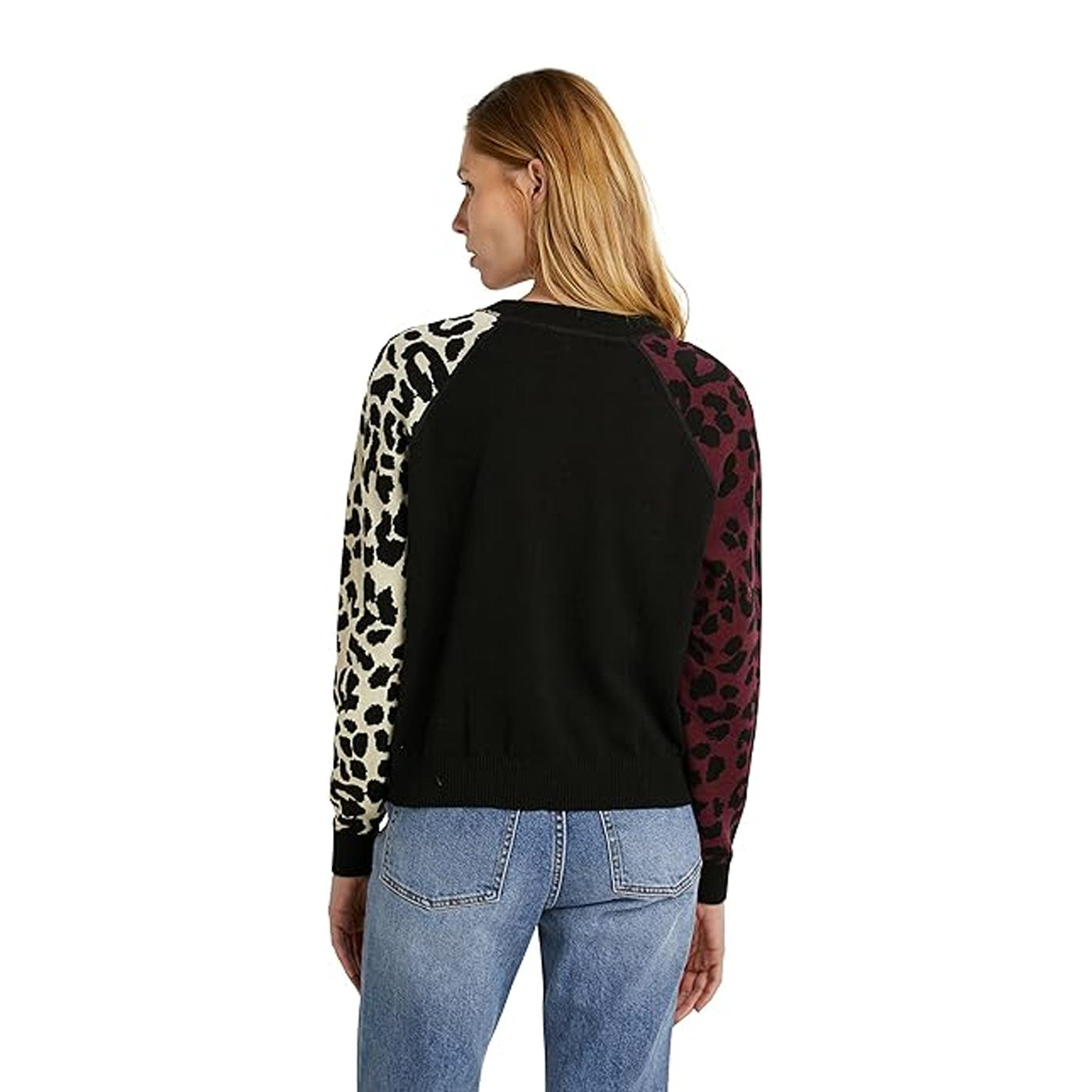 Desigual Női Jers Kilia Pulóver | Fekete