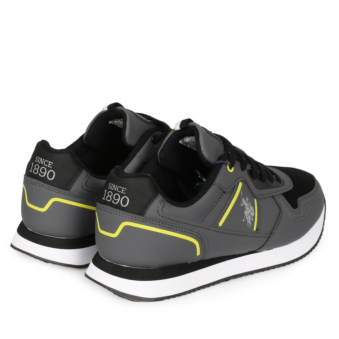 U.S. Polo Assn. Sneaker | Szürke-Neon Sárga