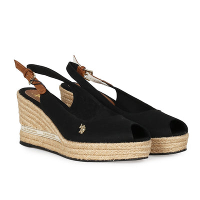 U.S. Polo Assn. Telitalpú Szandál | Fekete