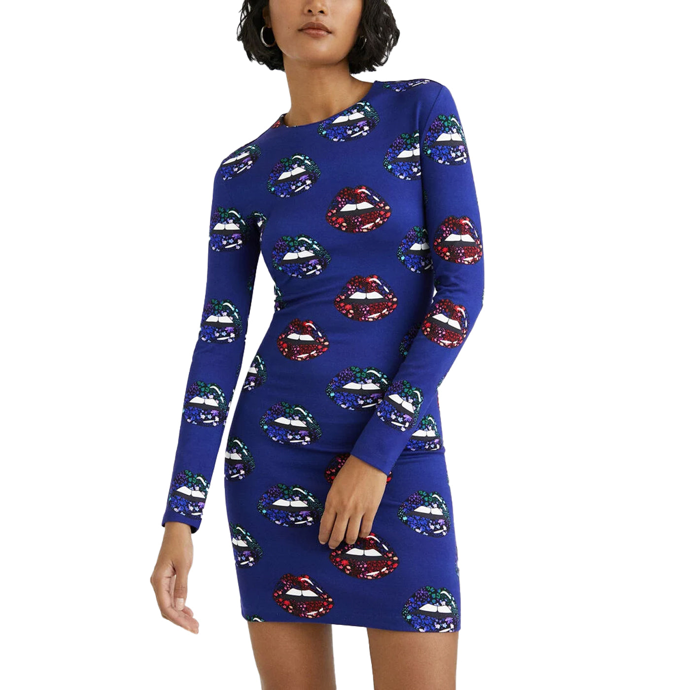 Desigual Vest Liliana Ruha | Sötétkék Mintás