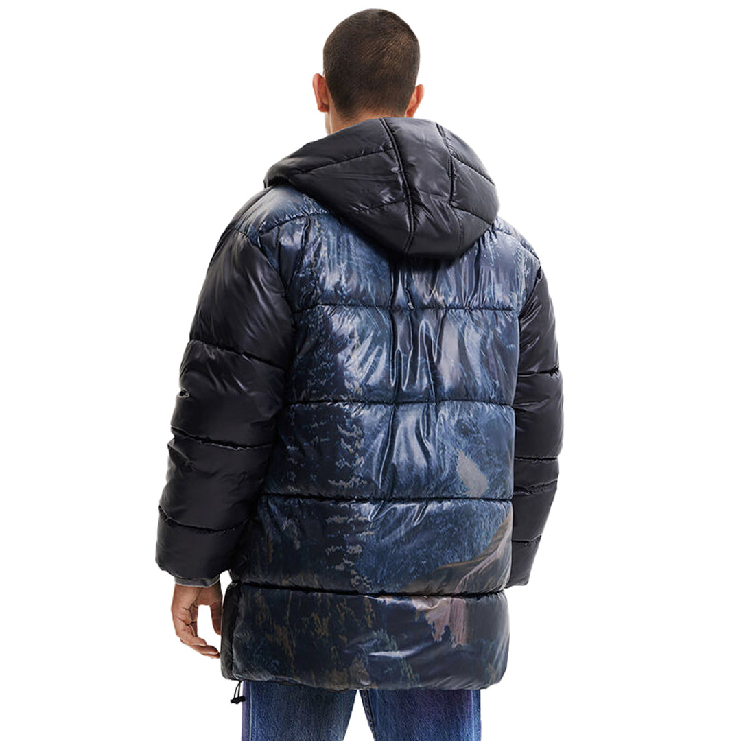 Desigual Férfi Chaq Bownie Kabát I Fekete