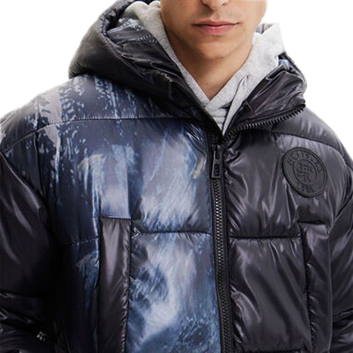 Desigual Férfi Chaq Bownie Kabát I Fekete