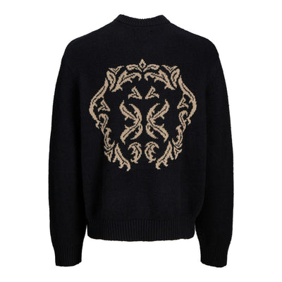 Jack&Jones Férfi Knit Crew Neck Pulóver I Fekete
