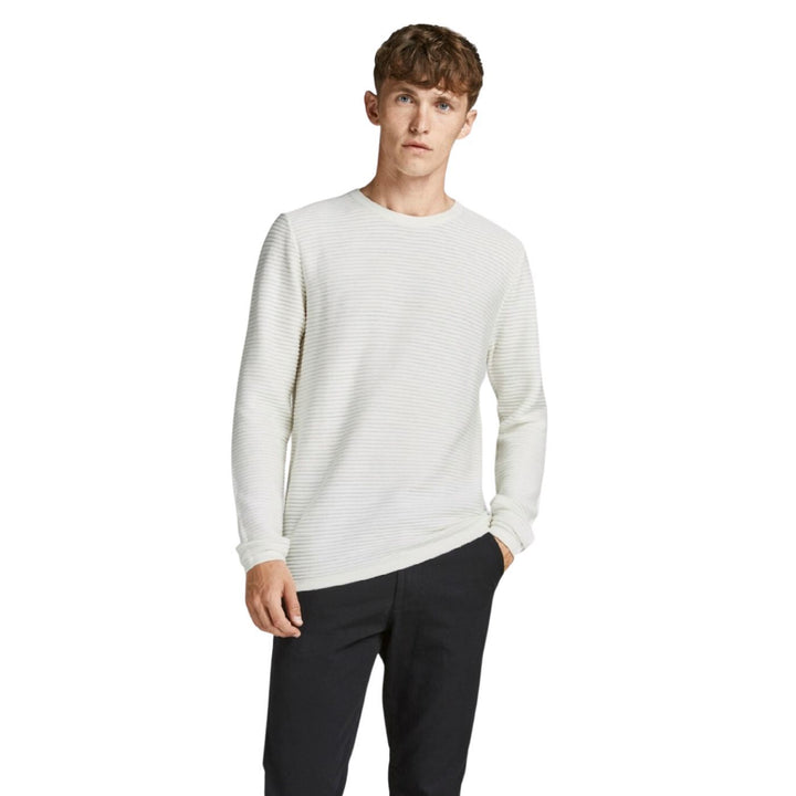 Jack & Jones Férfi Pulóver | Hófehér