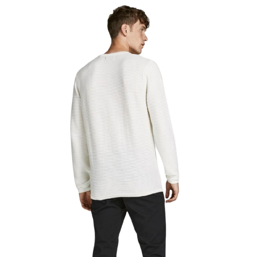 Jack & Jones Férfi Pulóver | Hófehér