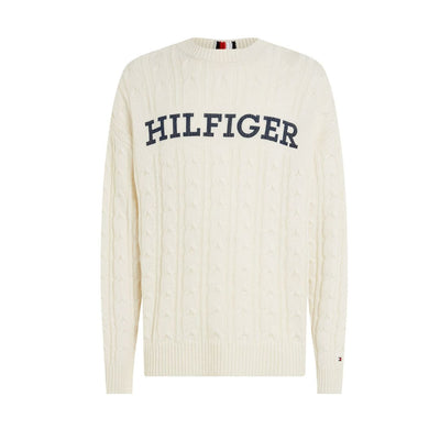 Tommy Hilfiger férfi Pulóver | Fehér