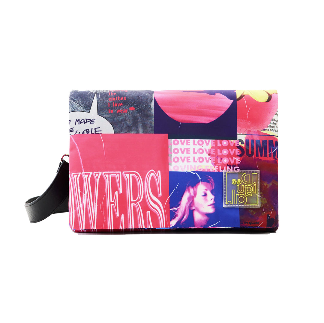 Desigual Női Fake News Dortmund  Flap Táska I Mintás