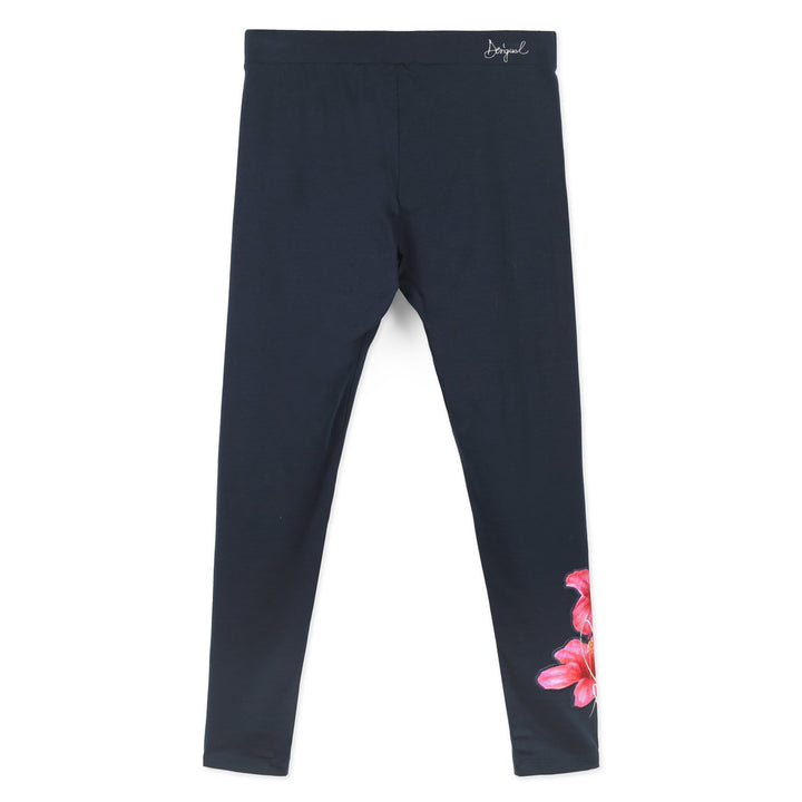 Desigual Hibiscus Leggings | Fekete Mintás