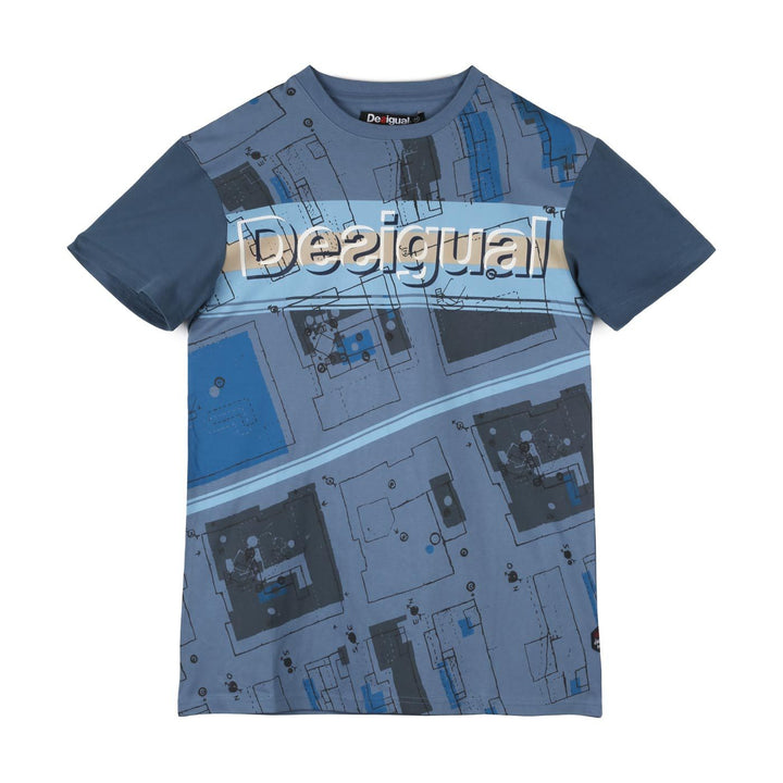 Desigual Rodrigo Póló | Világoskék Mintás