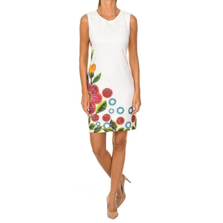 Desigual Vest Blues Ujjatlan Ruha | Fehér Csipkés