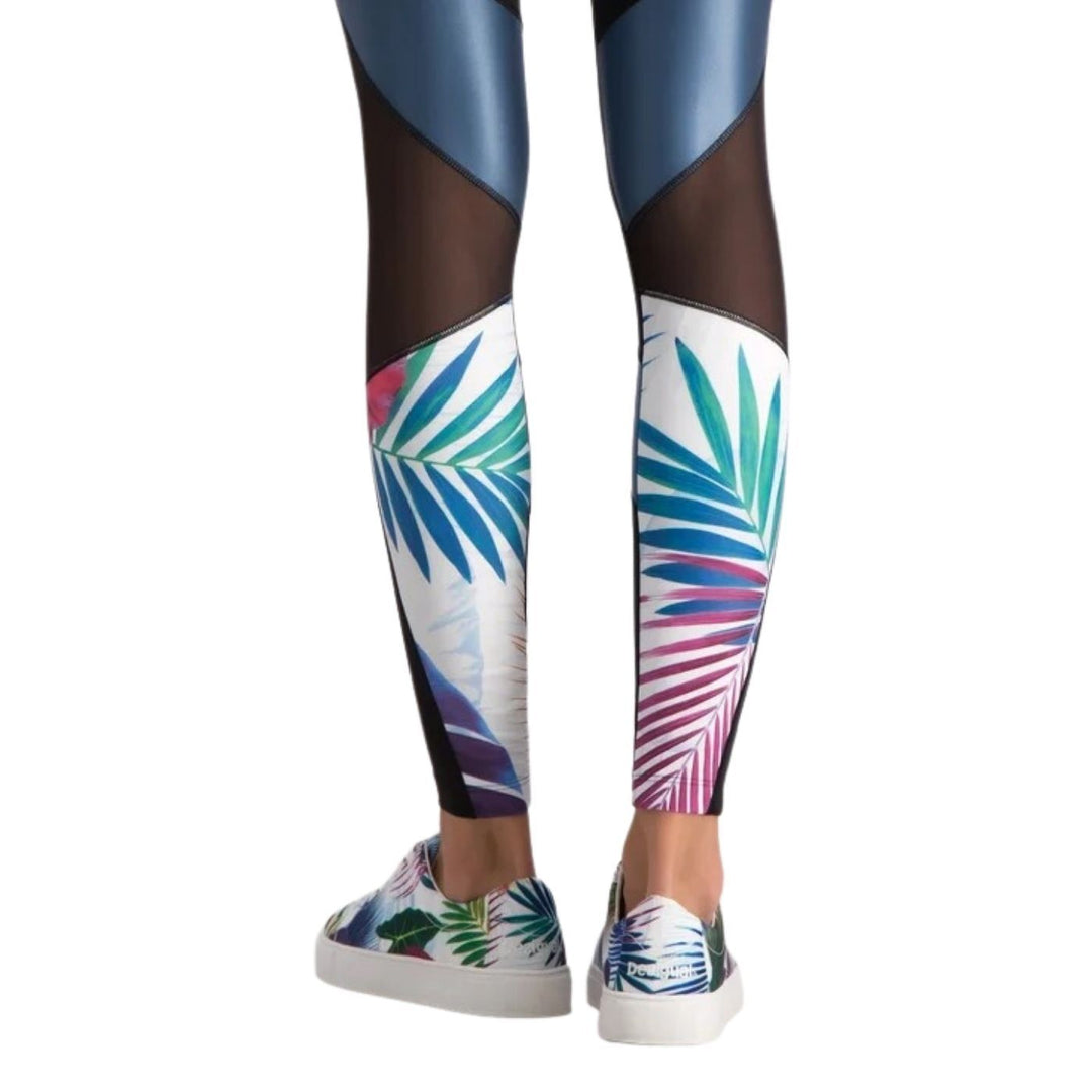 Desigual Bloques Bio Leggings | Fekete Mintás