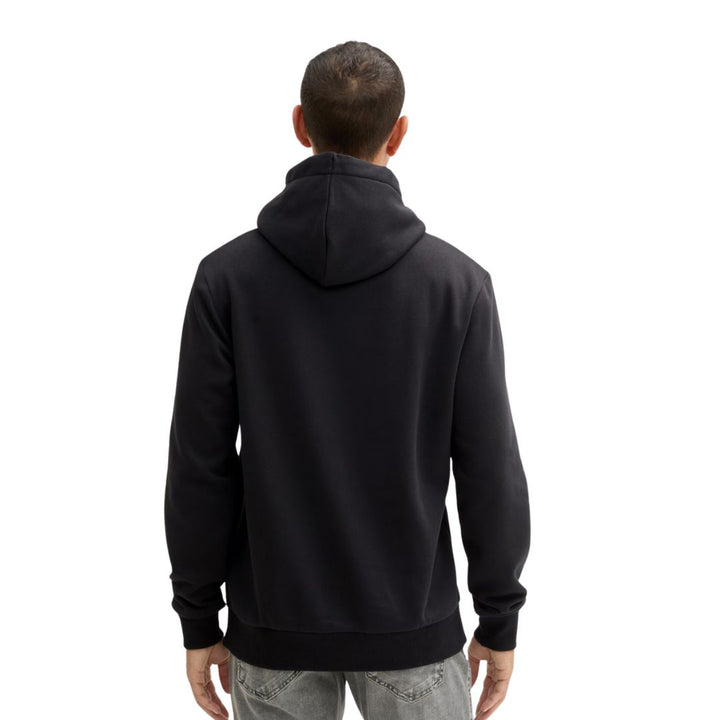 Tom Tailor férfi Hoodie Pulóver | Fekete