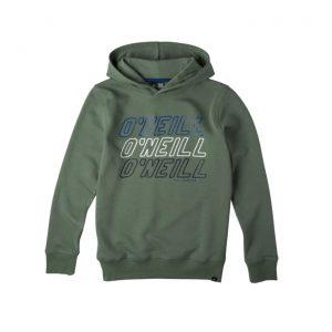 O'Neill LB All Year Sweat Hoody | Kapucnis Pulóver | Zöld Feliratos