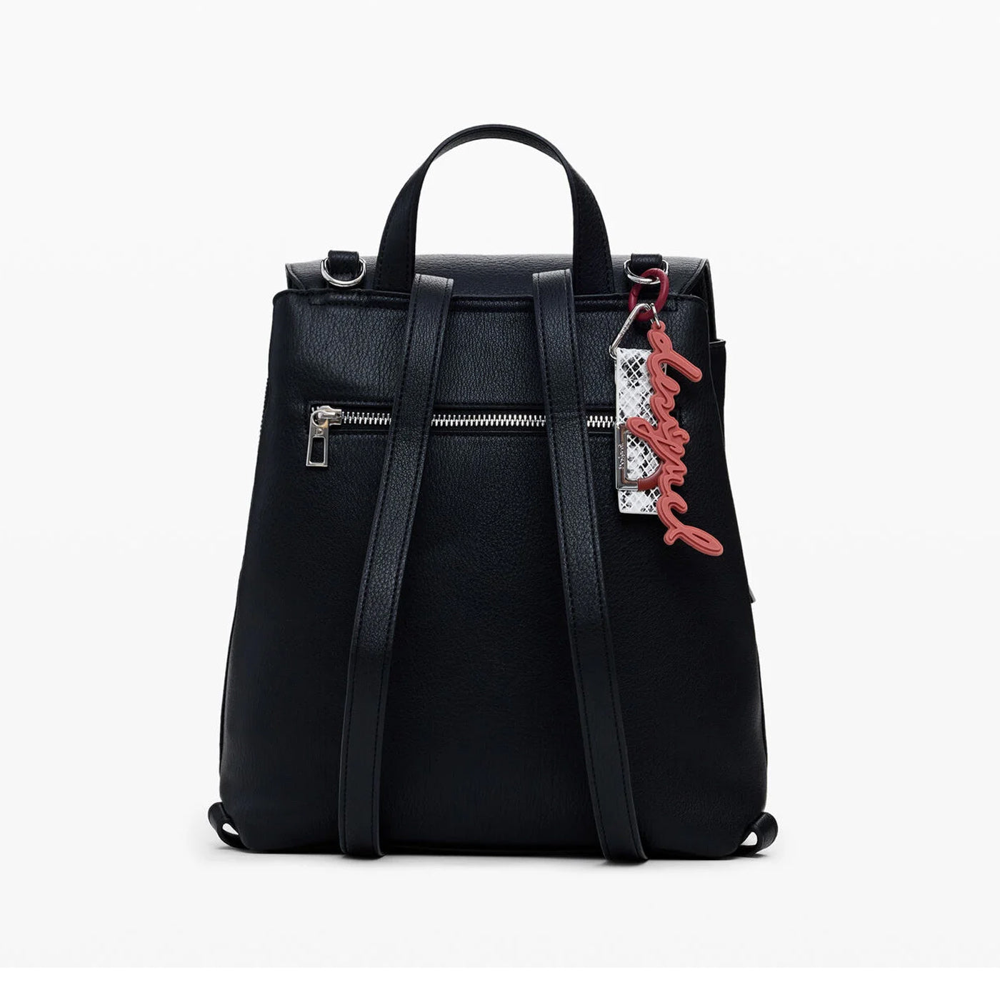 Desigual Sierra Sumy Mini Straight Flap Hátizsák | Fekete