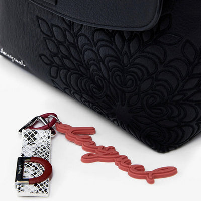 Desigual Sierra Sumy Mini Straight Flap Hátizsák | Fekete