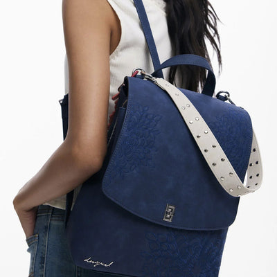 Desigual Sierra Sumy Mini Straight Hátizsák | Sötétkék