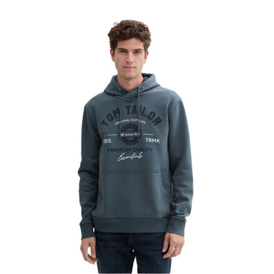 Tom Tailor férfi Hoodie | Sötétzöld