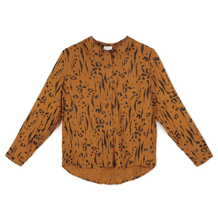 Vila Galléros Állatmintás Blúz | Sárga