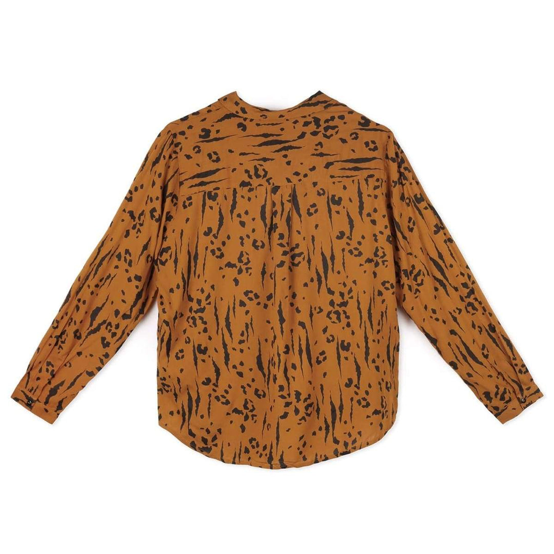 Vila Galléros Állatmintás Blúz | Sárga