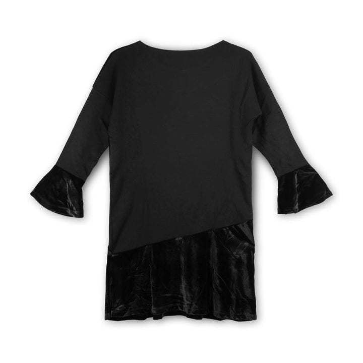 Desigual Nina Bársonyos Ruha | Fekete