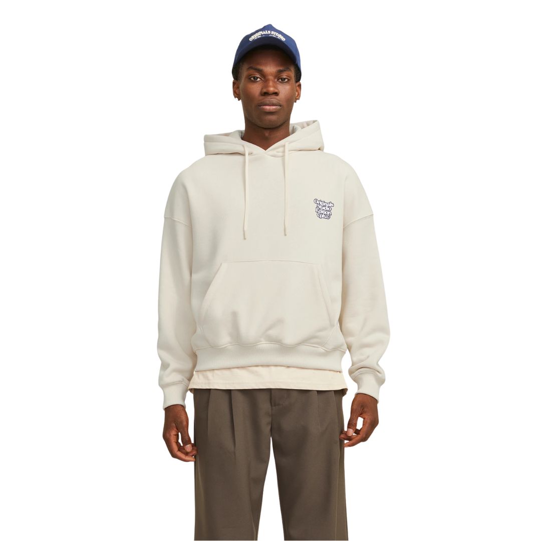 Jack & Jones Férfi Kapucnis Pulóver I Fehér