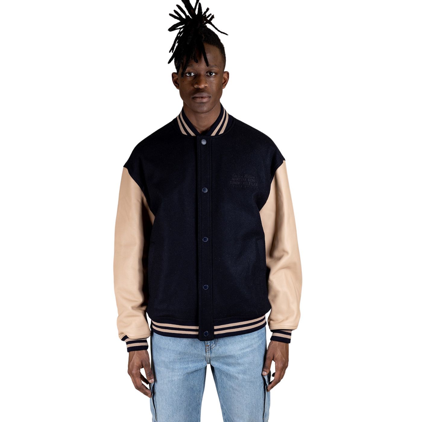 Tommy Hilfiger Martin Rose Bomber Dzseki | Kék-Bézs