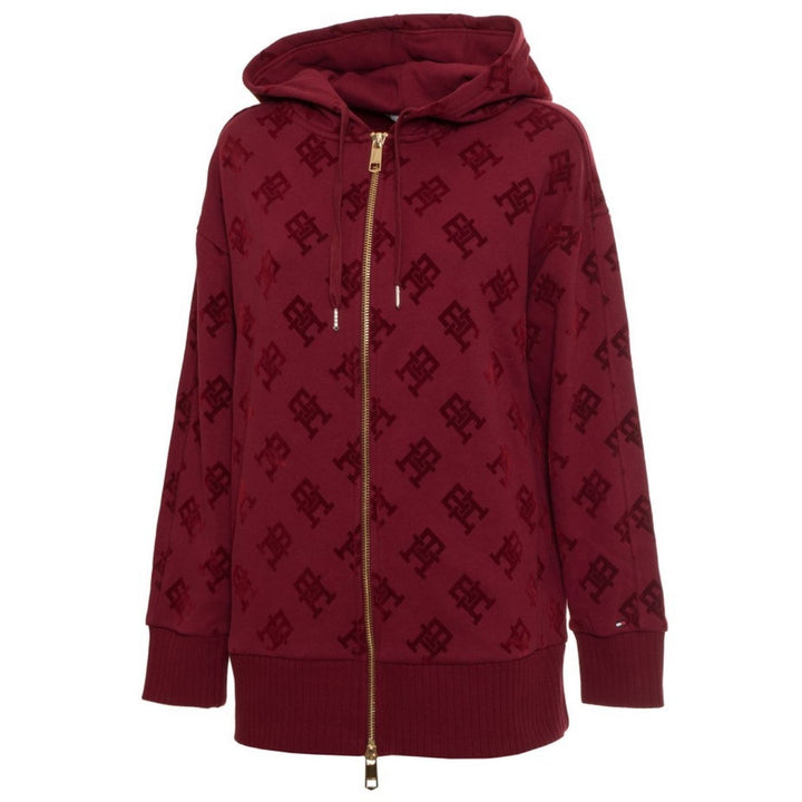 Tommy Hilfiger Márkajeles Pulóver | Vörös