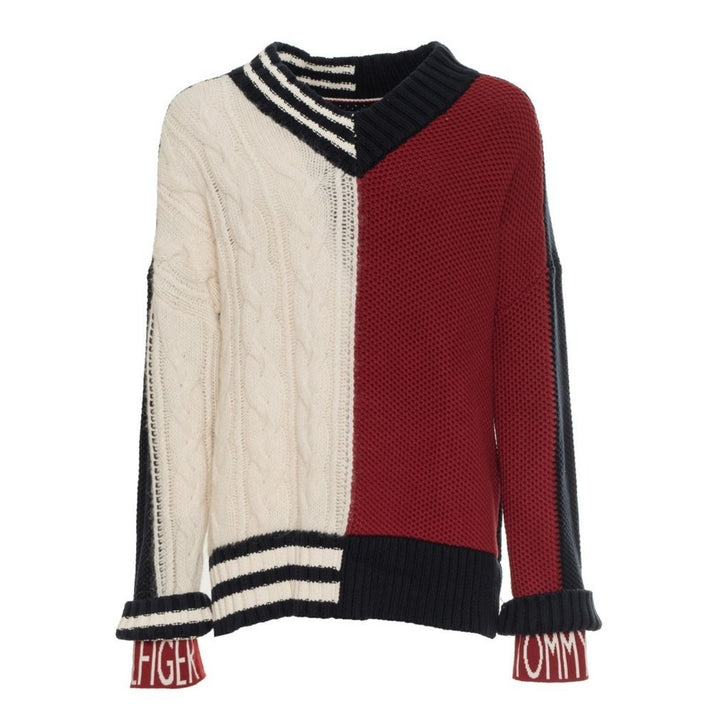 Tommy Hilfiger Kötött Pulóver | Tricolor