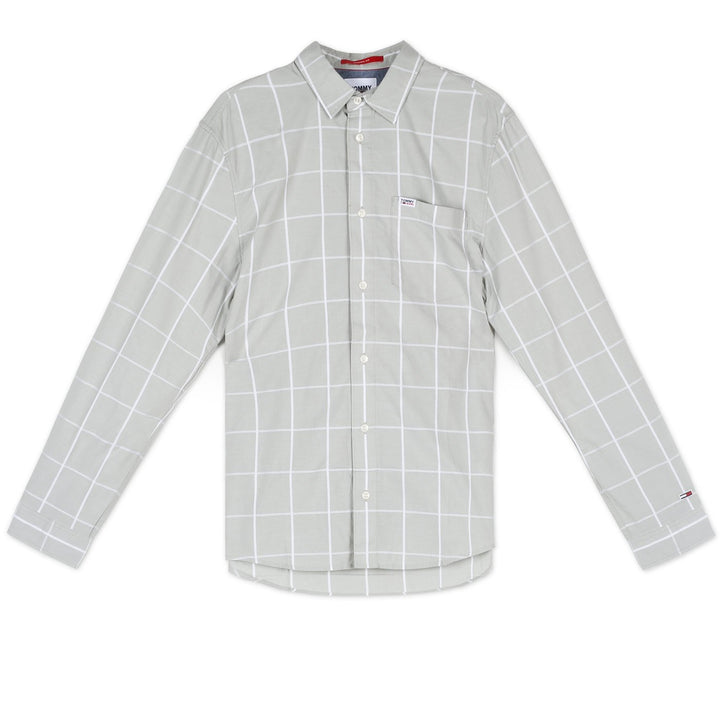 Tommy Hilfiger Hosszú Ujjú Kockás Ing | Drapp