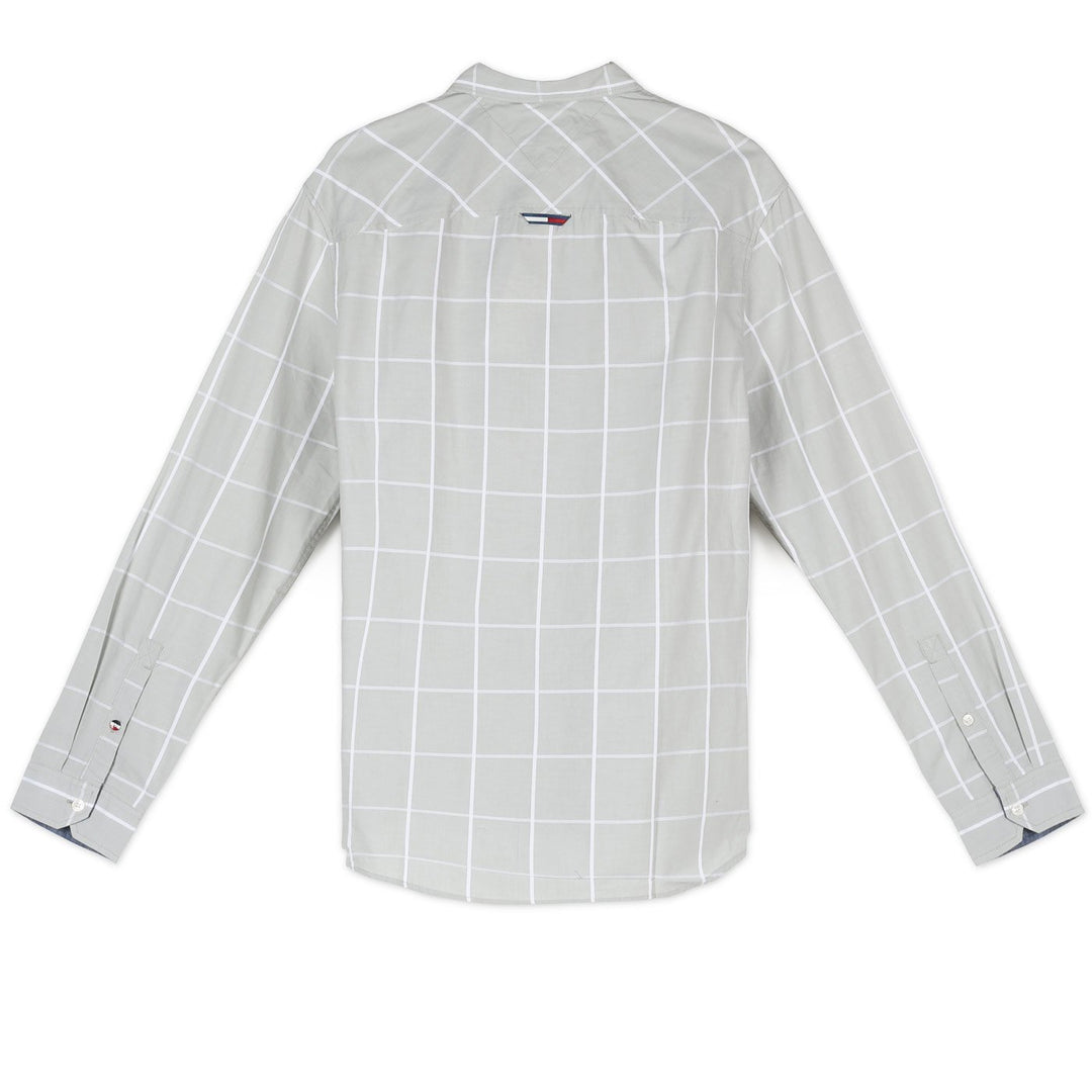 Tommy Hilfiger Hosszú Ujjú Kockás Ing | Drapp