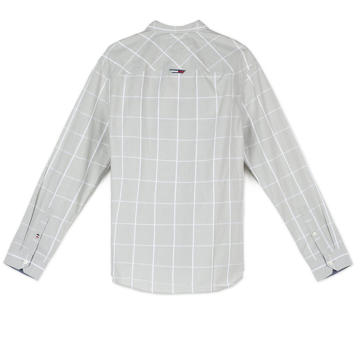 Tommy Hilfiger Hosszú Ujjú Kockás Ing | Drapp